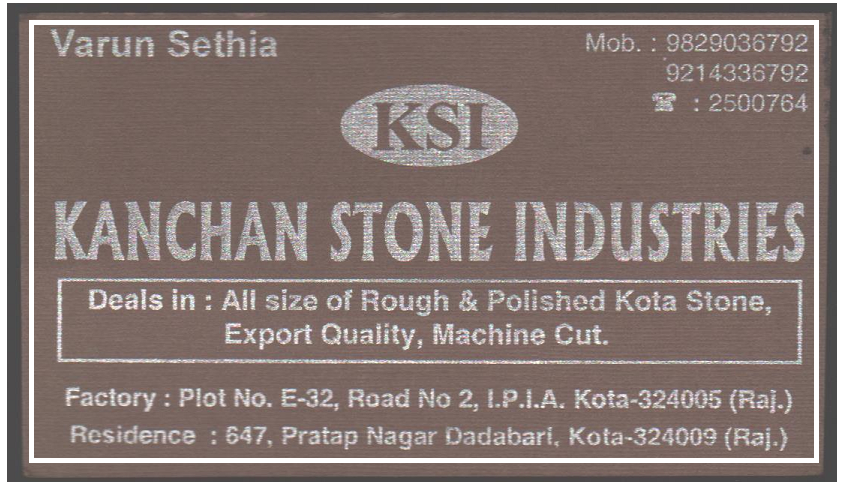 KANCHAN STONE INDUSTRIES